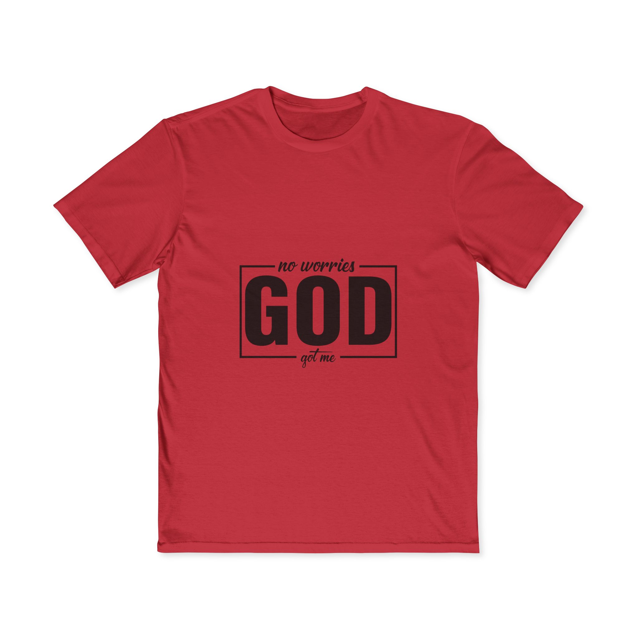 No worries GOD got me t-shirt, Bible verse t-shirt, Christian apparel, religious gifts. - Image 7