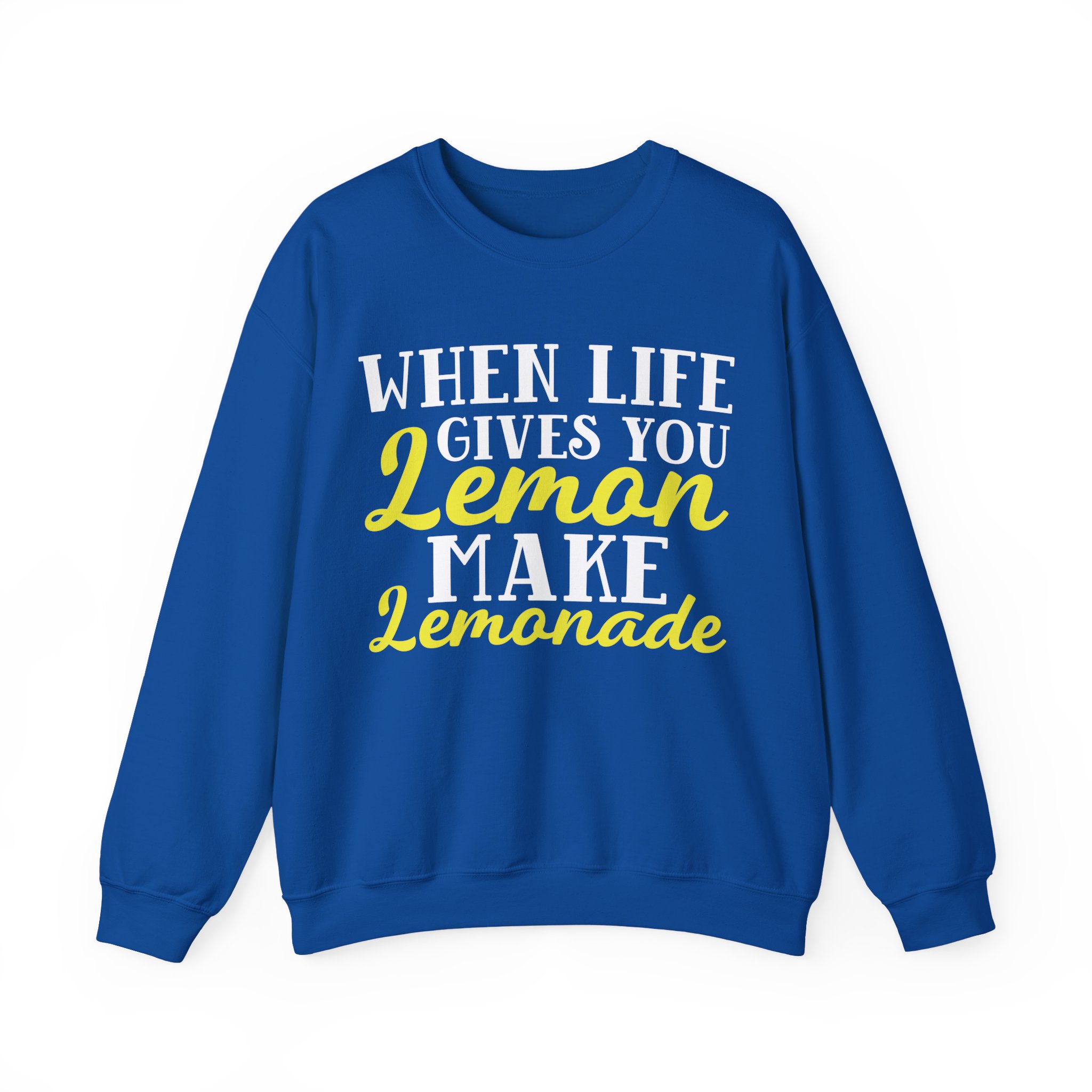 When life give you lemon Inspirational Sweatshirt Women, Funny Motivational t-shirt, Positive quotes, Faith women sweater, - Image 7