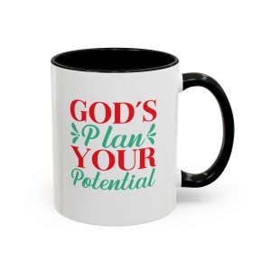 God's plan your potential mug, Motivational cup, Christian gifts