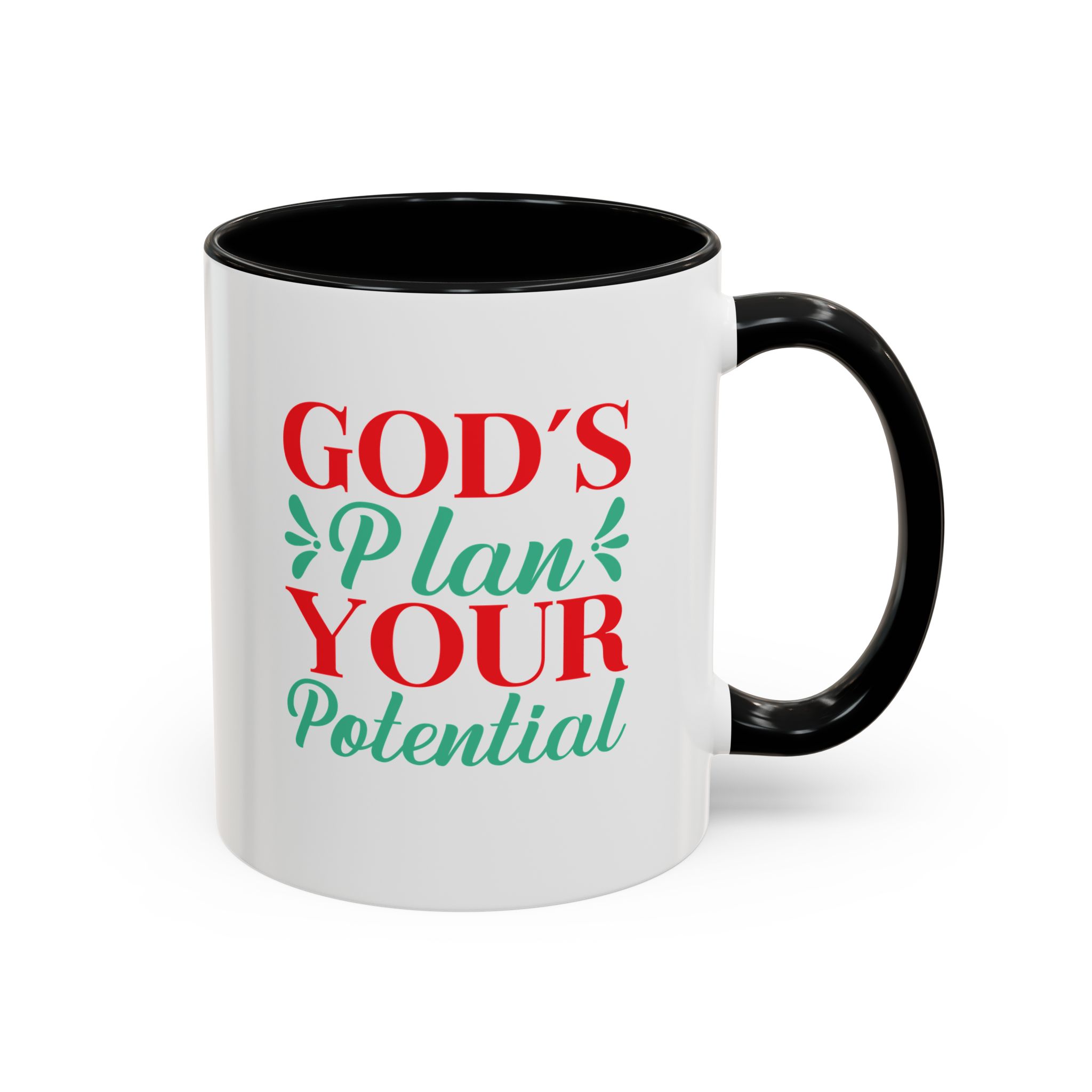 God's plan your potential mug, Motivational cup, Christian gifts