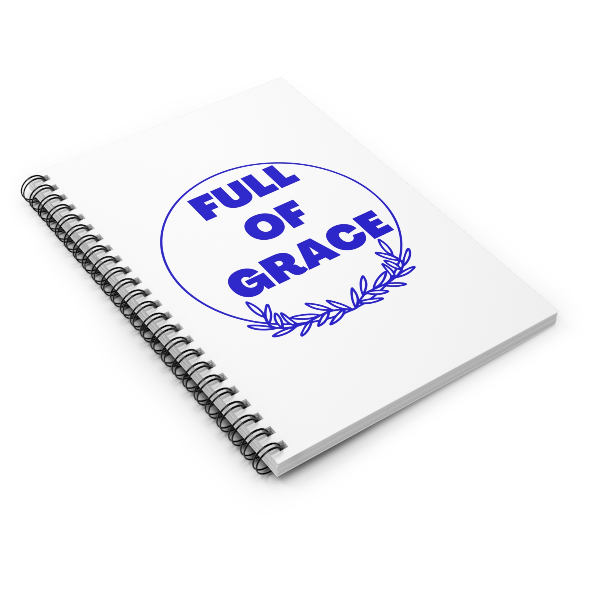 Full of Grace Christian Spiral Notebook - Image 3