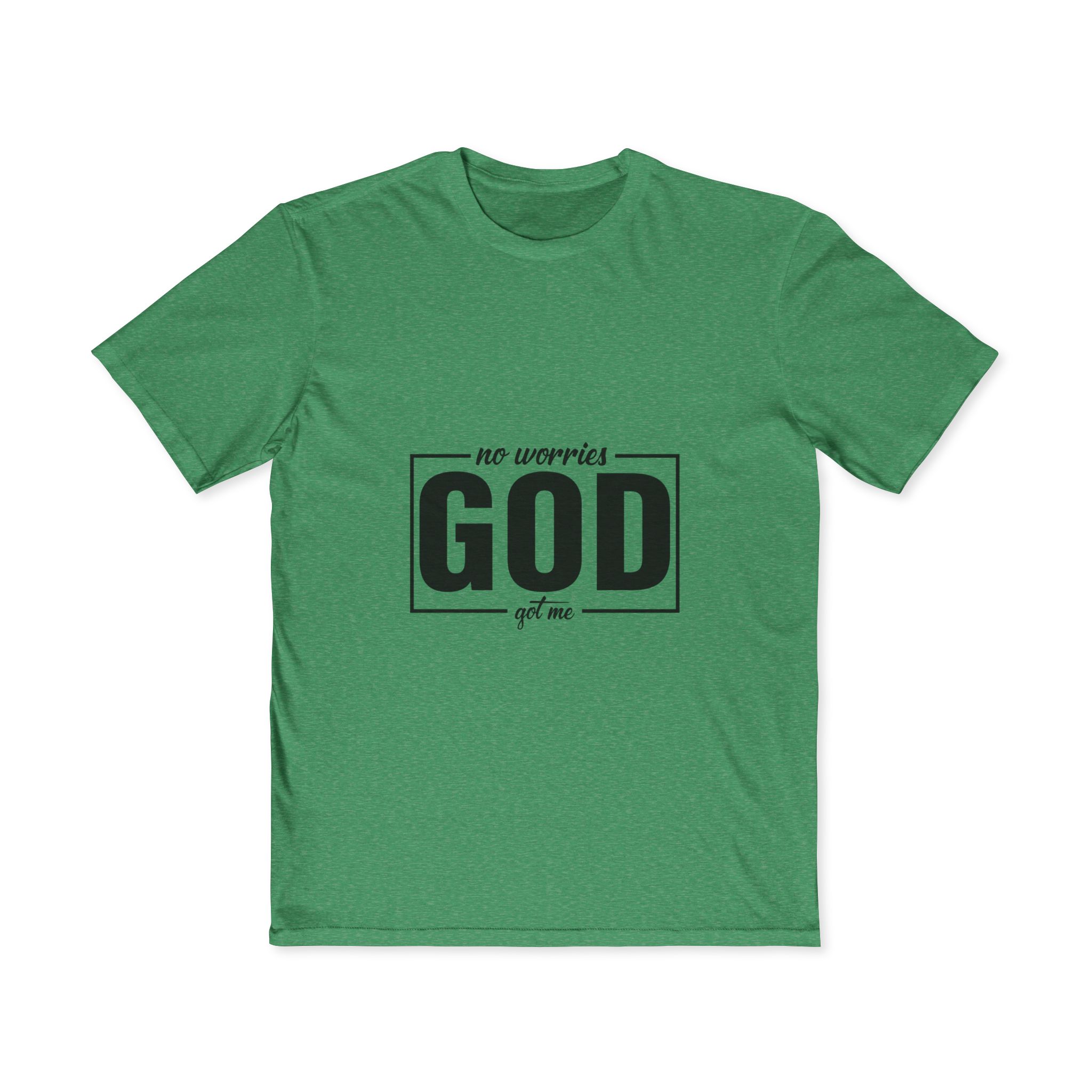 No worries GOD got me t-shirt, Bible verse t-shirt, Christian apparel, religious gifts. - Image 3