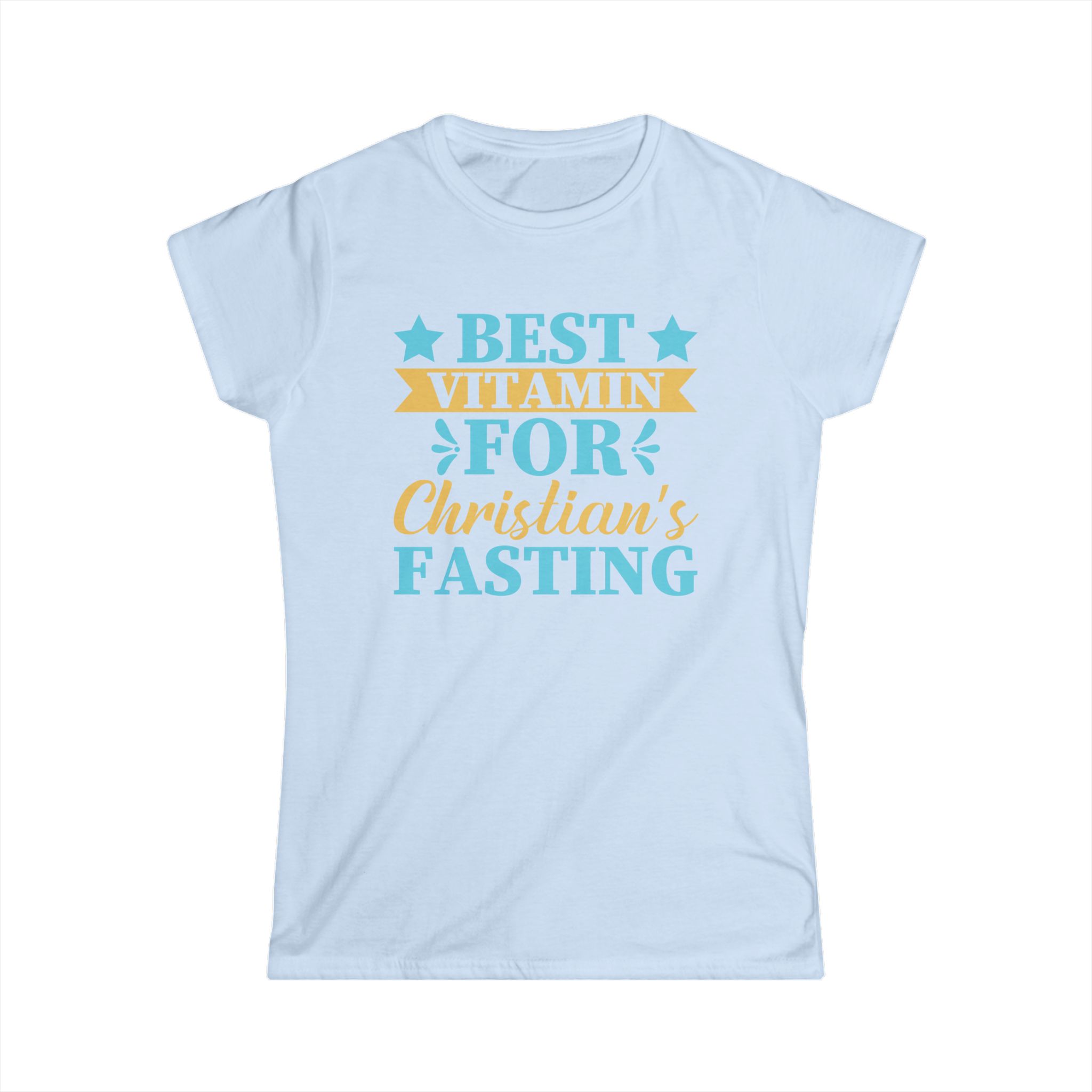Best Vitamins for christian Women fasting tee, Religious women t-shirt, - Image 6