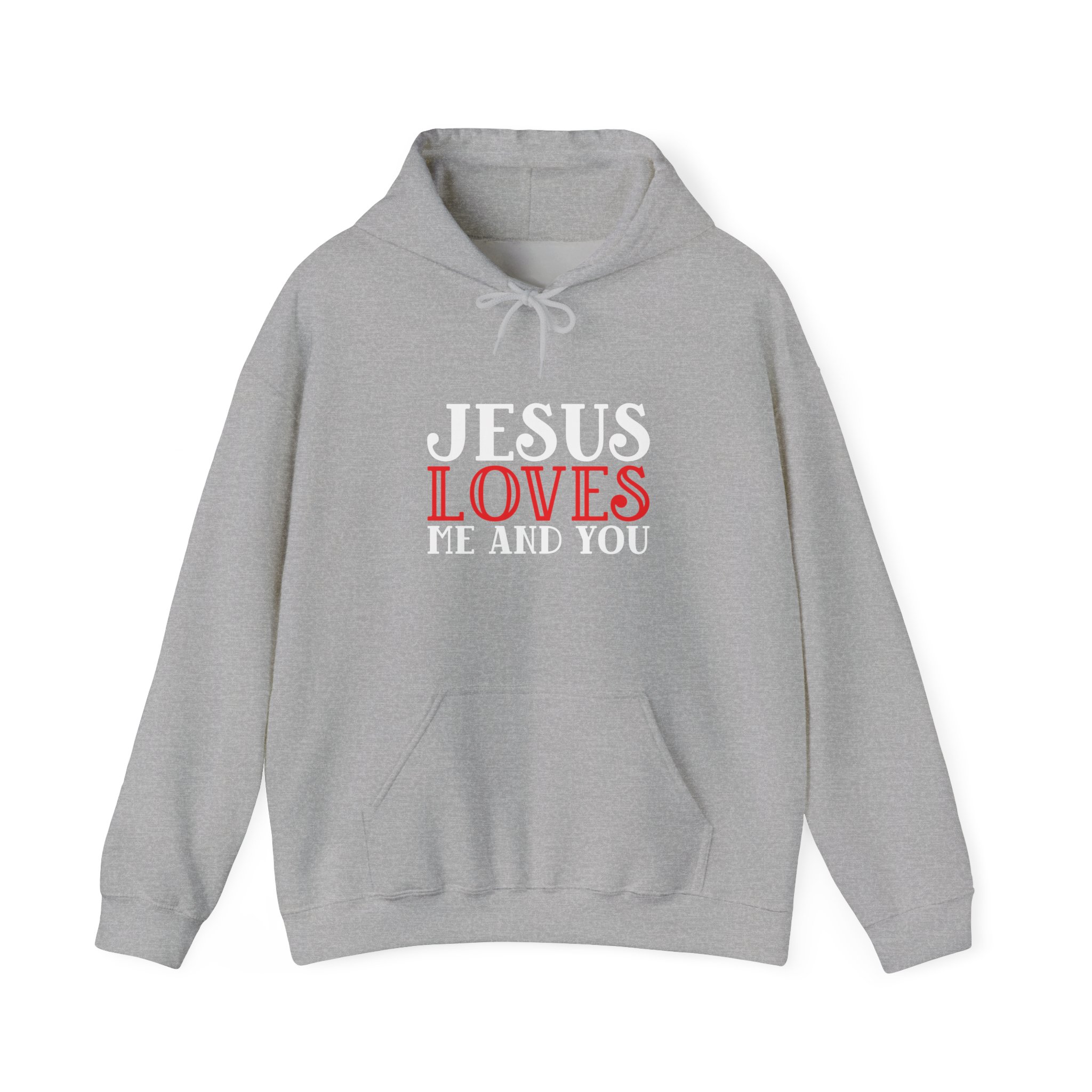 Jesus Loves Me And You Women Heavy Blend™ Hooded Sweatshirt - Image 6