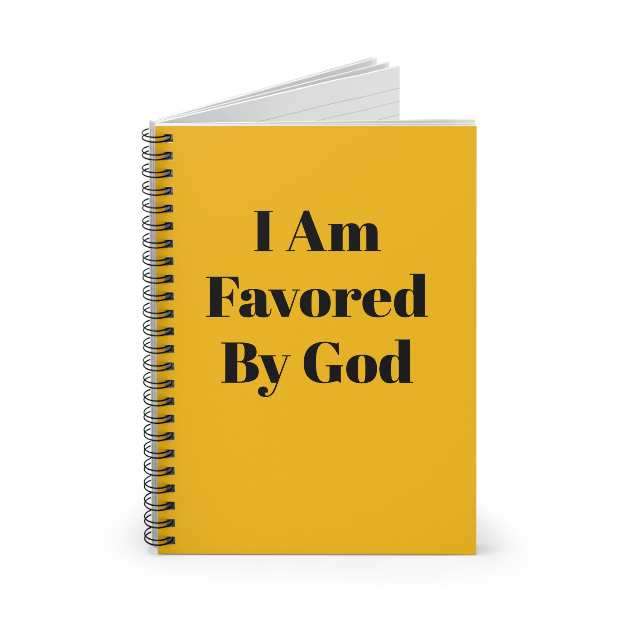 I am favored by God notebook, Religious items, jesus lover notebook. - Image 2