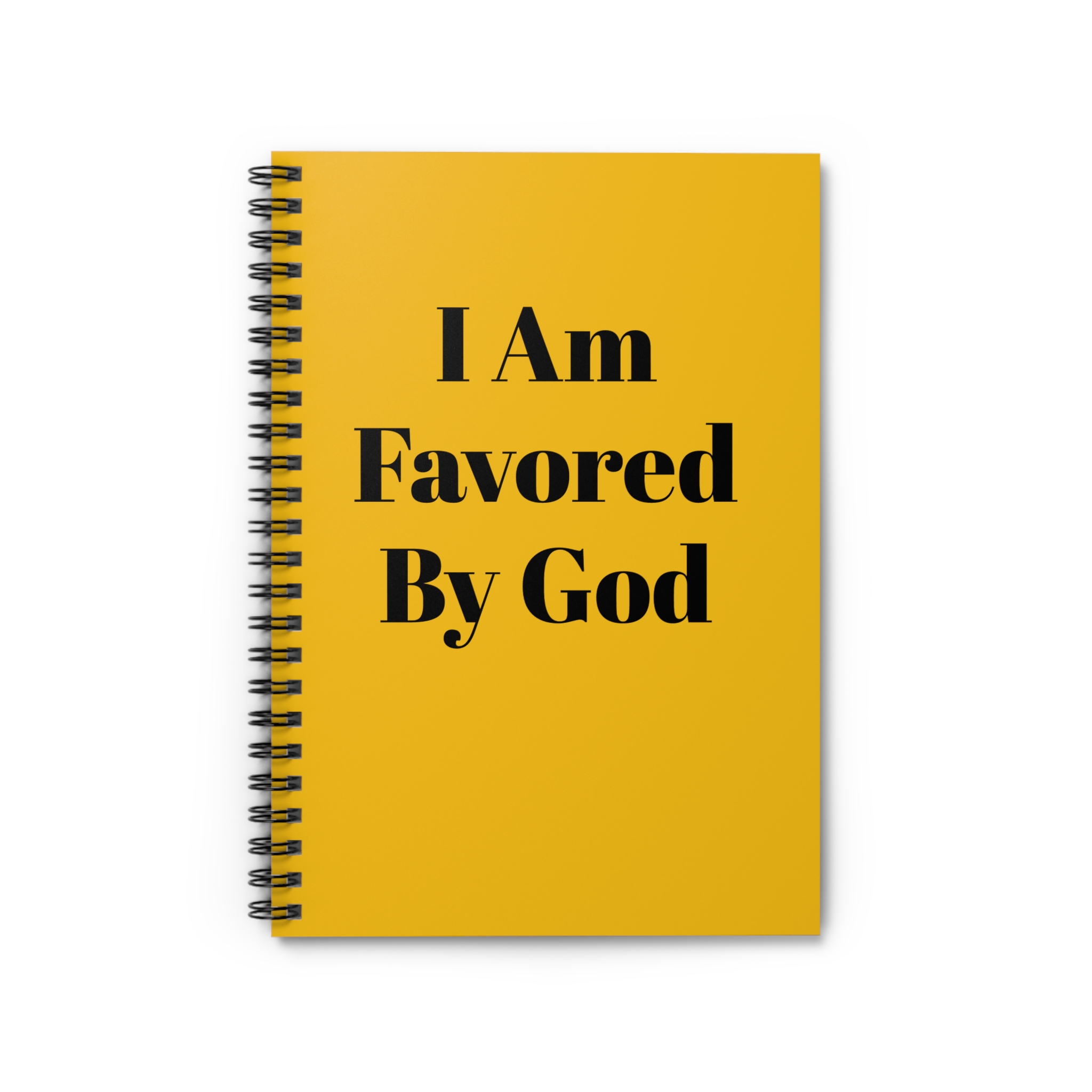 I am favored by God notebook, Religious items, jesus lover notebook.