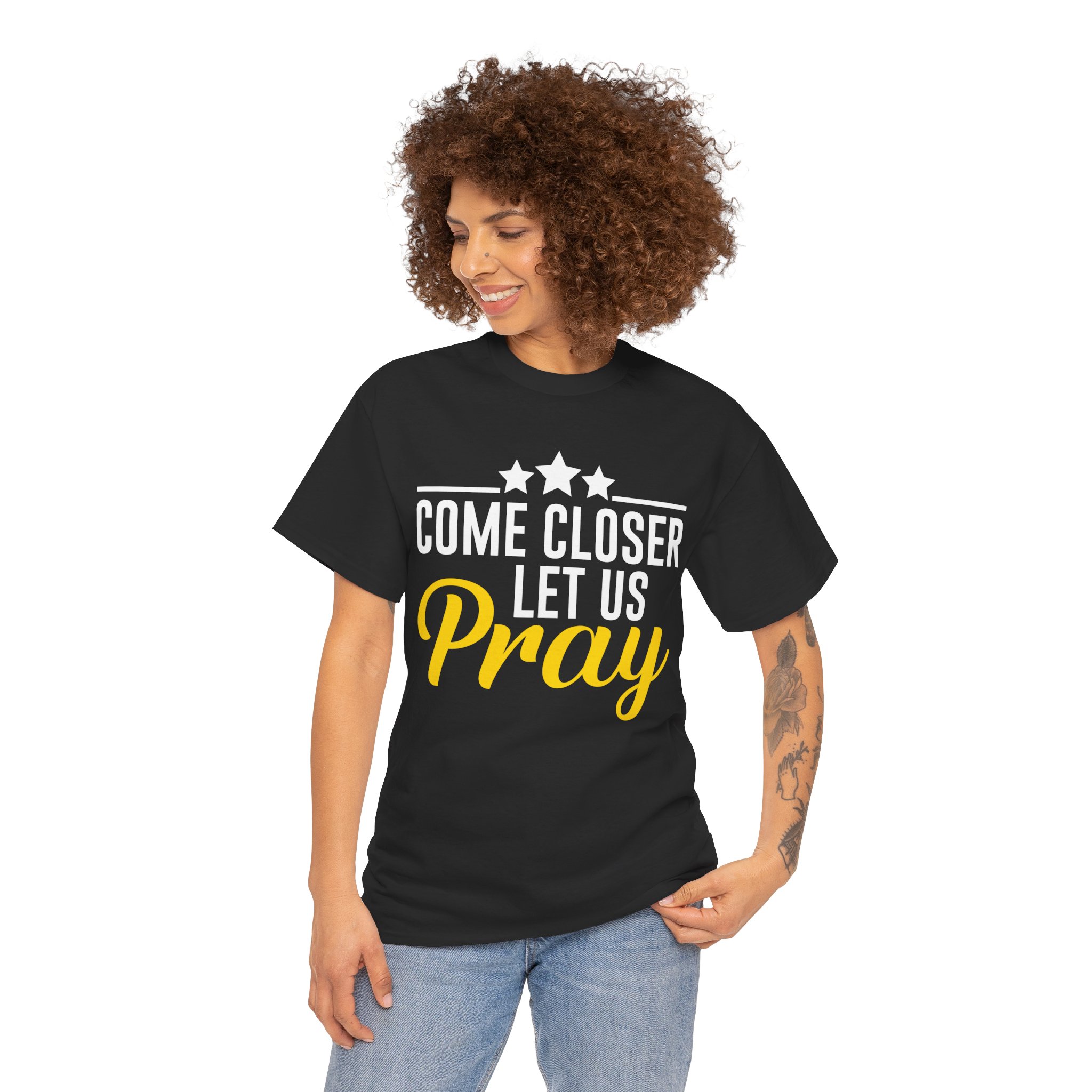 Let Us Pray Women T-Shirt, Motivational shirt, Inspiration t-shirt - Image 33