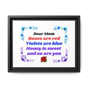 Roses are red mothers wall art, Motivational mothers day wall art, Mom inspirational gifts,