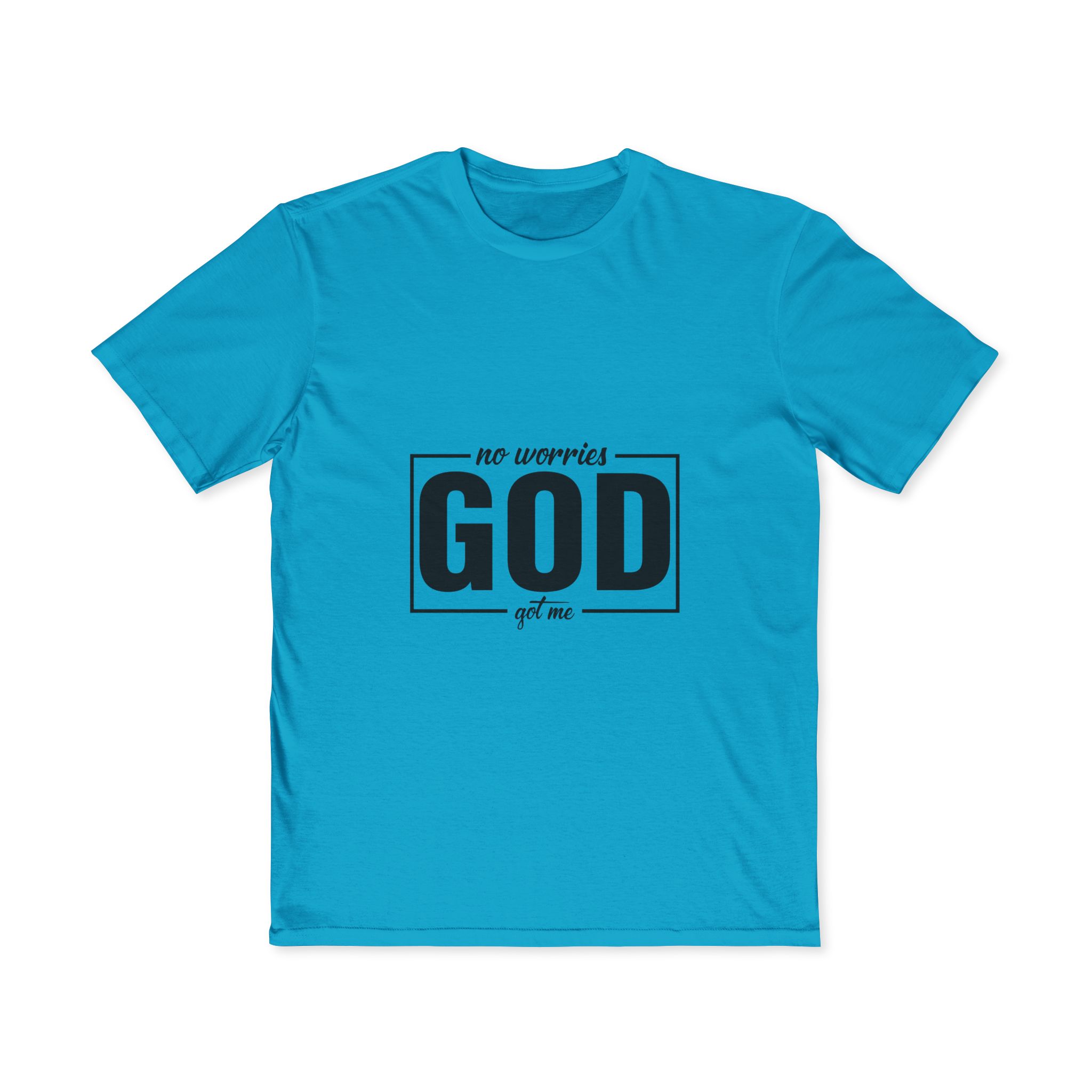 No worries GOD got me t-shirt, Bible verse t-shirt, Christian apparel, religious gifts. - Image 5