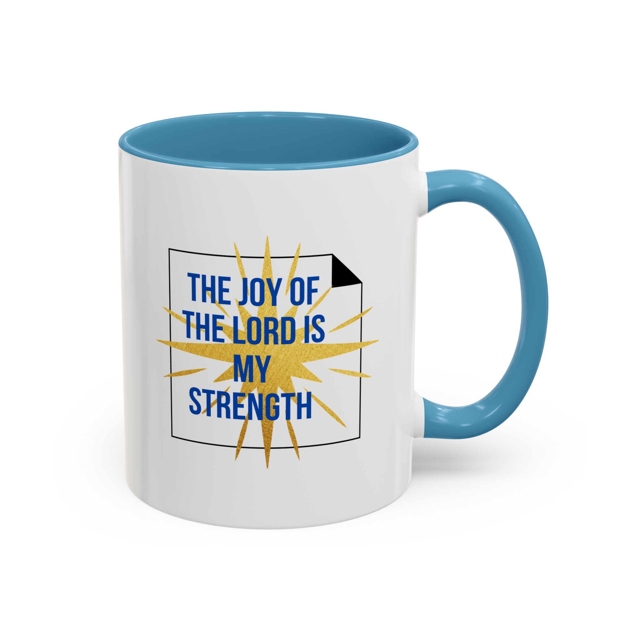 The Joy of the Lord is My Strength Motivational Christian Quotes Mug - Image 9