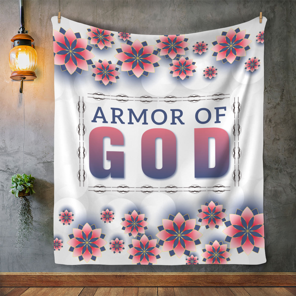 Armor of God Inspirational Blanket