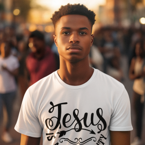 Jesus is my celebrity Men t-shirt, Bible verse t-shirt, Christian apparel, religious gifts.