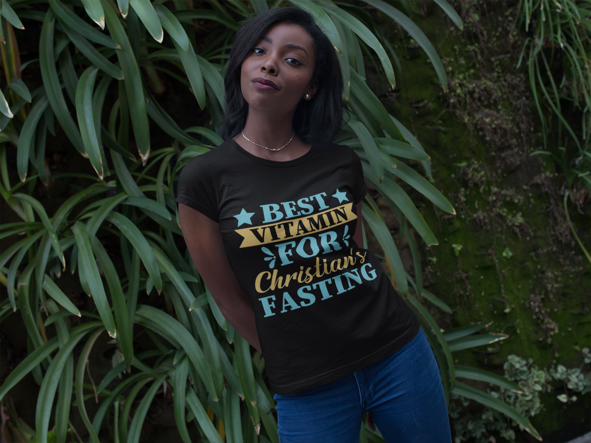 Best Vitamins for christian Women fasting tee, Religious women t-shirt, - Image 4