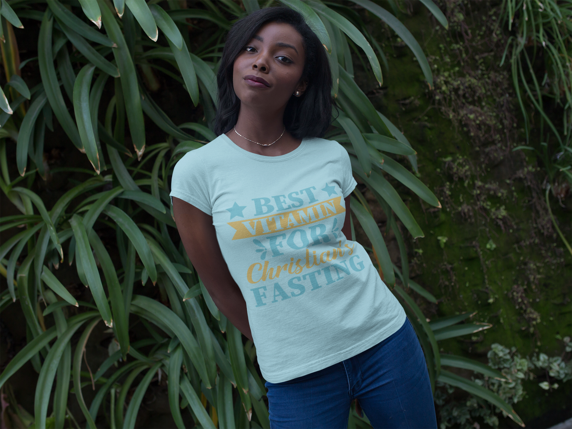 Best Vitamins for christian Women fasting tee, Religious women t-shirt, - Image 5