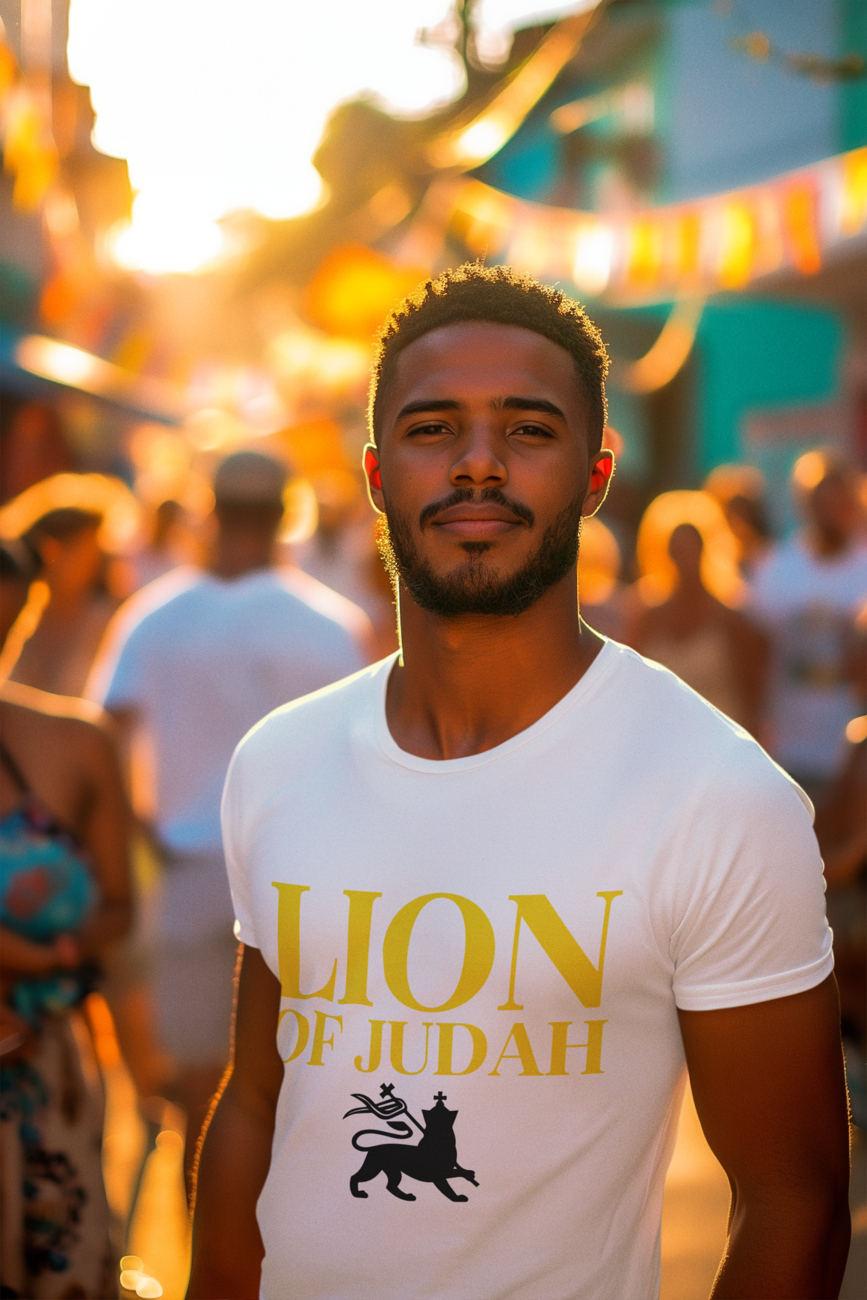 Lion of Judah Men Softstyle T-Shirt - Faith Apparel, Christian Gift, Spiritual Wear, Religious Clothing, Everyday Comfort - Image 4