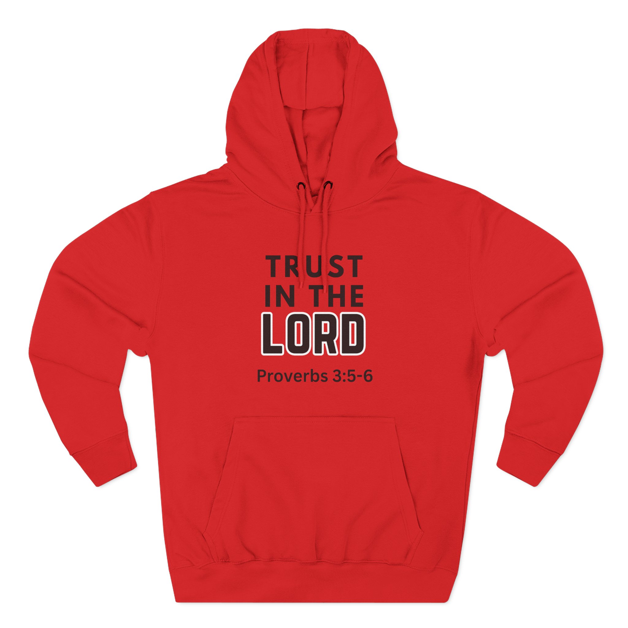 Inspirational Fleece Hoodie, Trust in the Lord, Christian Gift, Faith Hoodie, Cozy Sweatshirt, Bible Verse Apparel, Religious Clothing - Image 14
