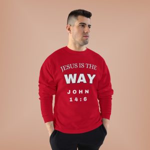 Jesus is the way Men Faith-Inspired Eco-Friendly Crewneck Sweatshirt, Inspirational Gift for Christians, Bible Verse Apparel, Cozy Church Outfit, Unisex [...]