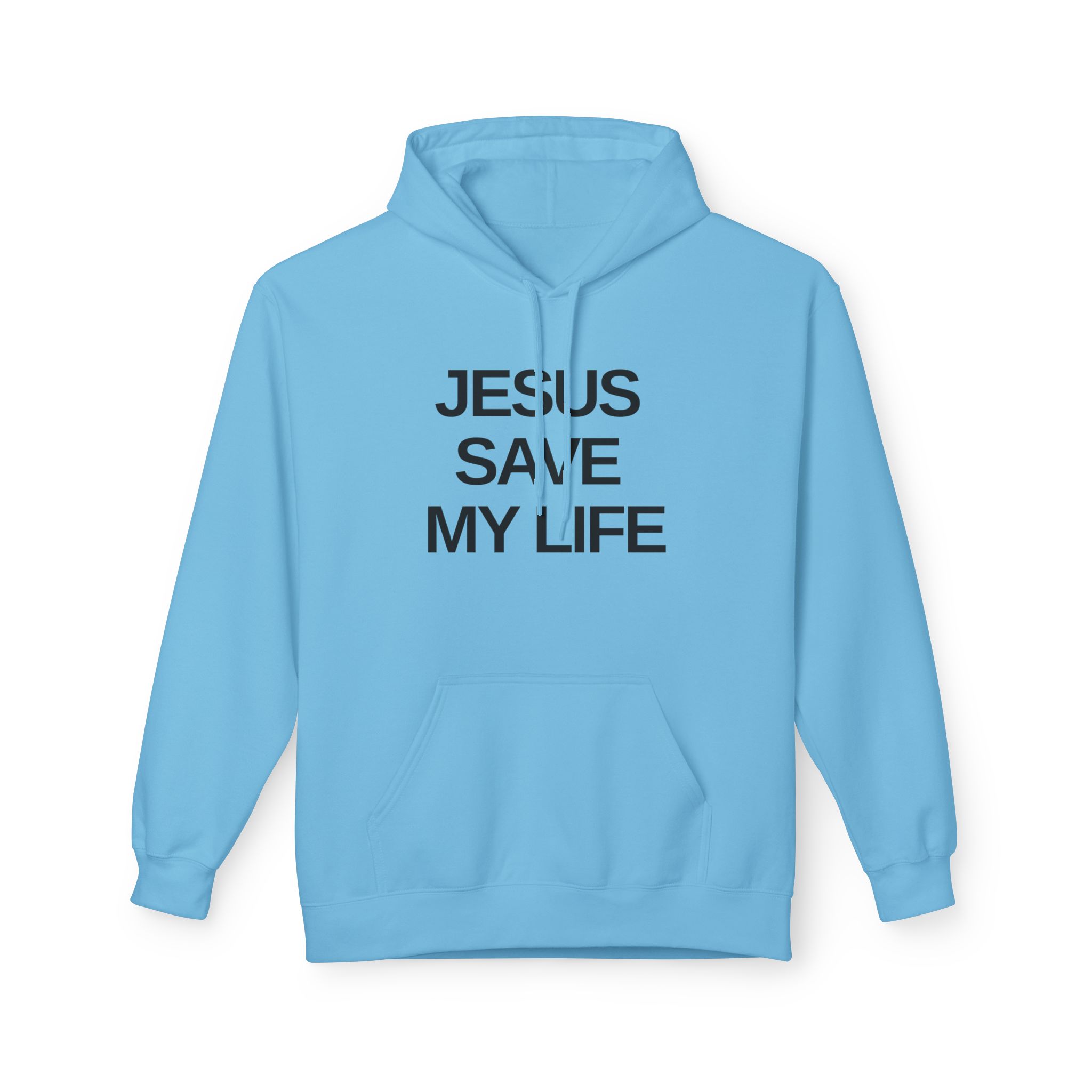 Faith-Inspired Jesus Save My life Women Fleece Hoodie, Jesus Save My Life Sweatshirt, Christian Apparel, Inspirational Gift, Casual Wear - Image 2