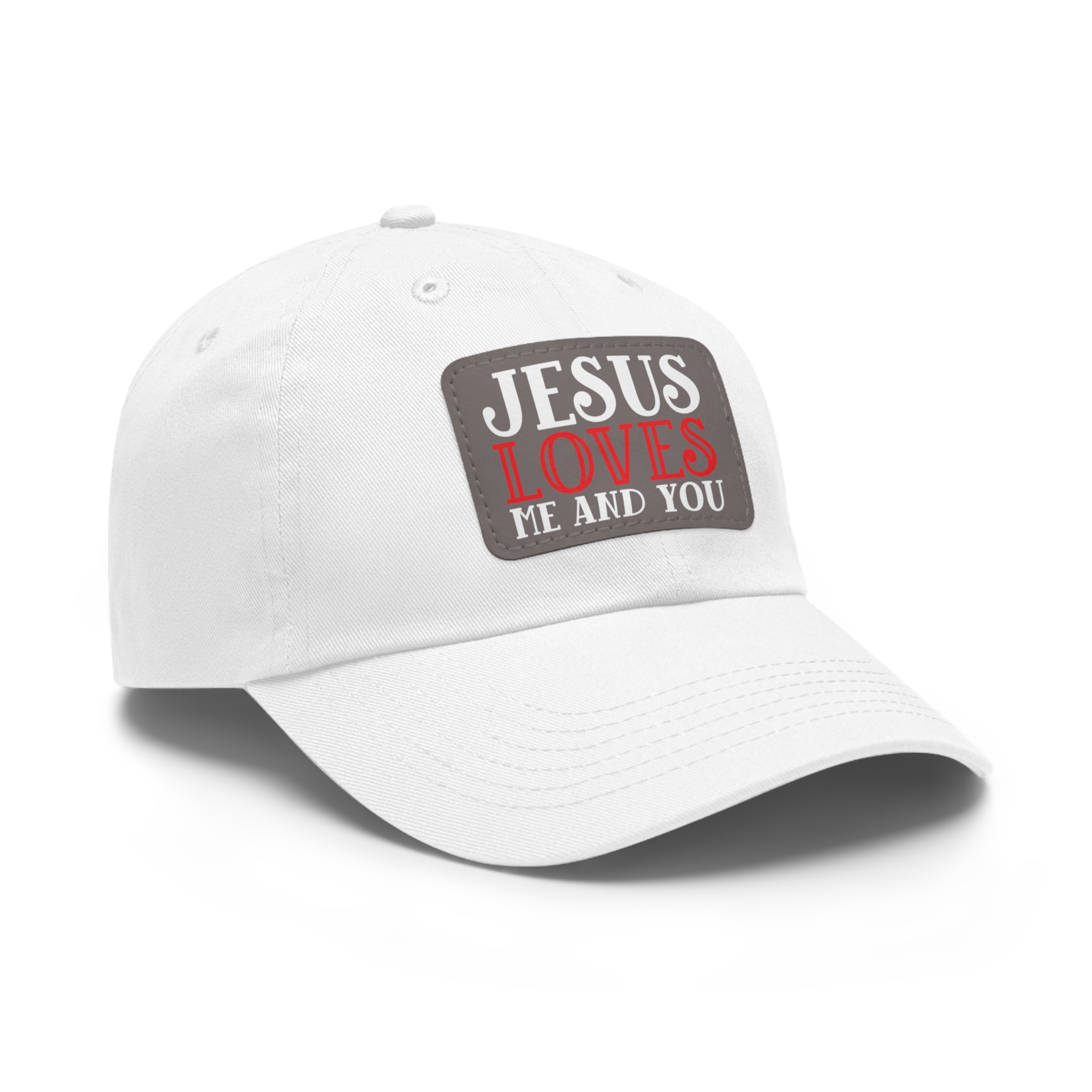 Jesus Loves Dad Hat, Casual Cap for Men, Gift for Father's Day, Faith-Based Apparel, Christian Accessory, Everyday Wear - Image 2