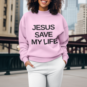 Faith-Inspired Jesus Save Sweatshirt, Cozy Christian Crewneck, Unisex Gift for Believers, Perfect for Church, Casual Wear, [...]