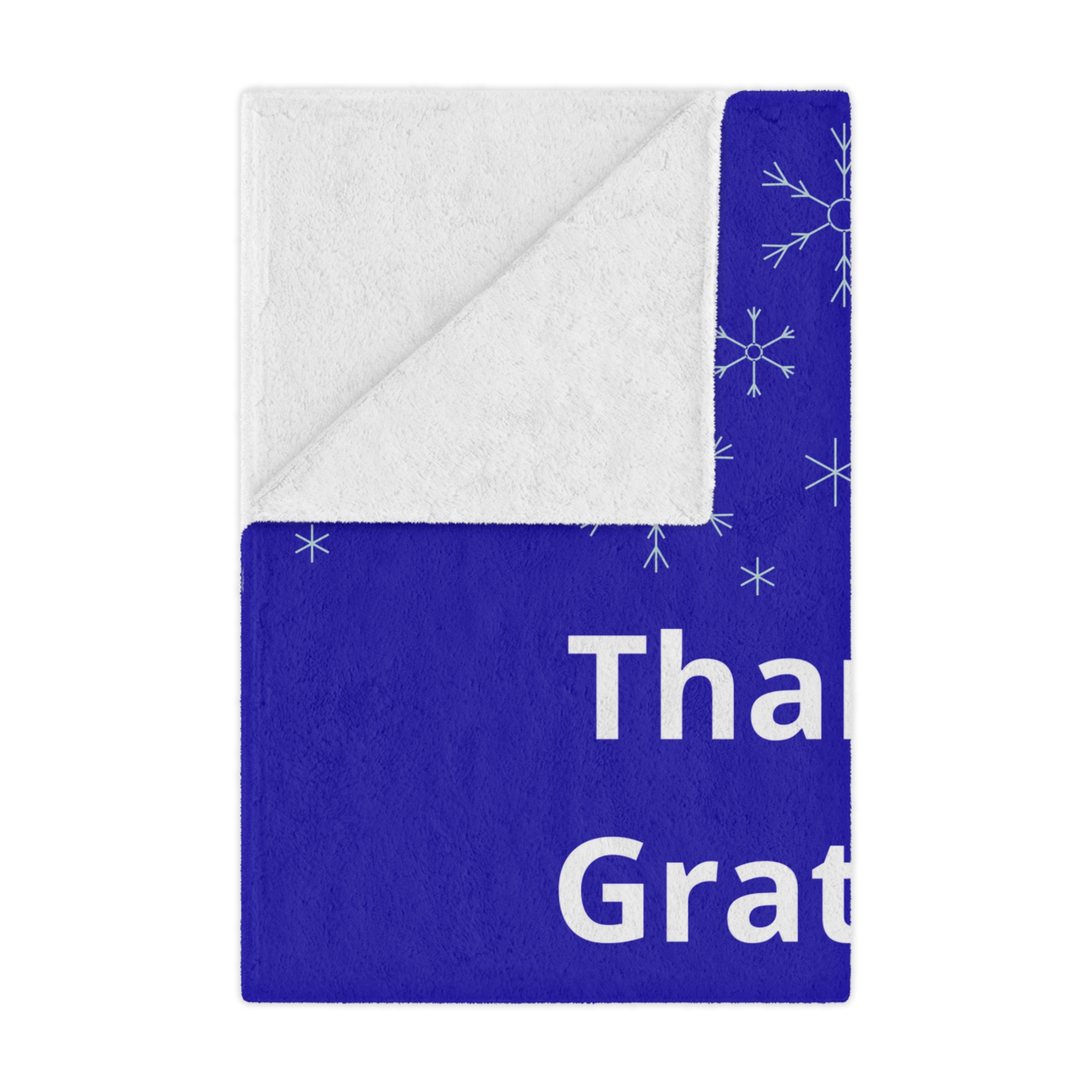 Thankful Grateful Powerful Minky Blanket - Image 11