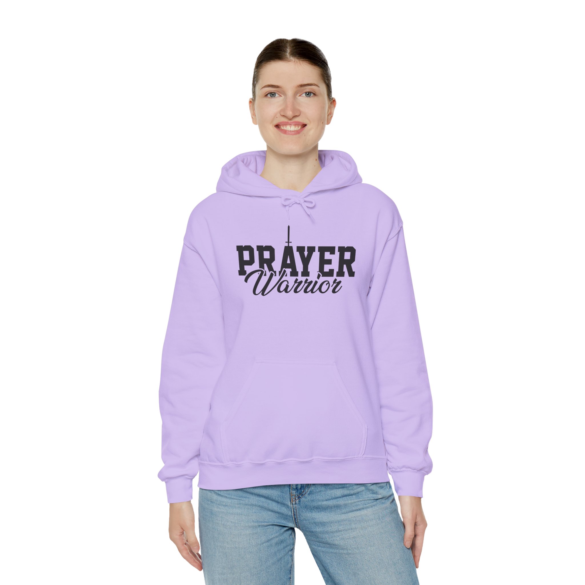 Women Prayer Warrior Hoodie Heavy Blend Sweatshirt for Faith and Strength - Image 22