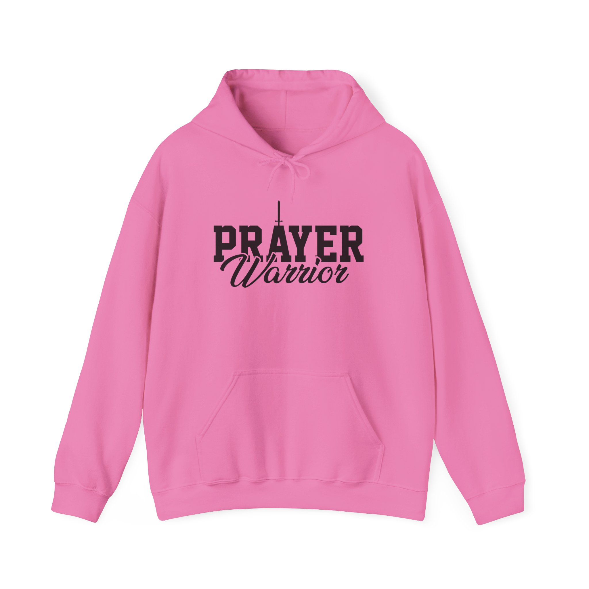 Women Prayer Warrior Hoodie Heavy Blend Sweatshirt for Faith and Strength - Image 2
