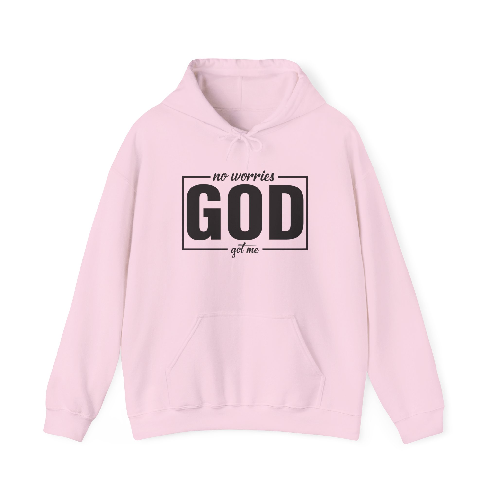No Worries God Got Me Women Heavy Blend Hoodie - Image 2