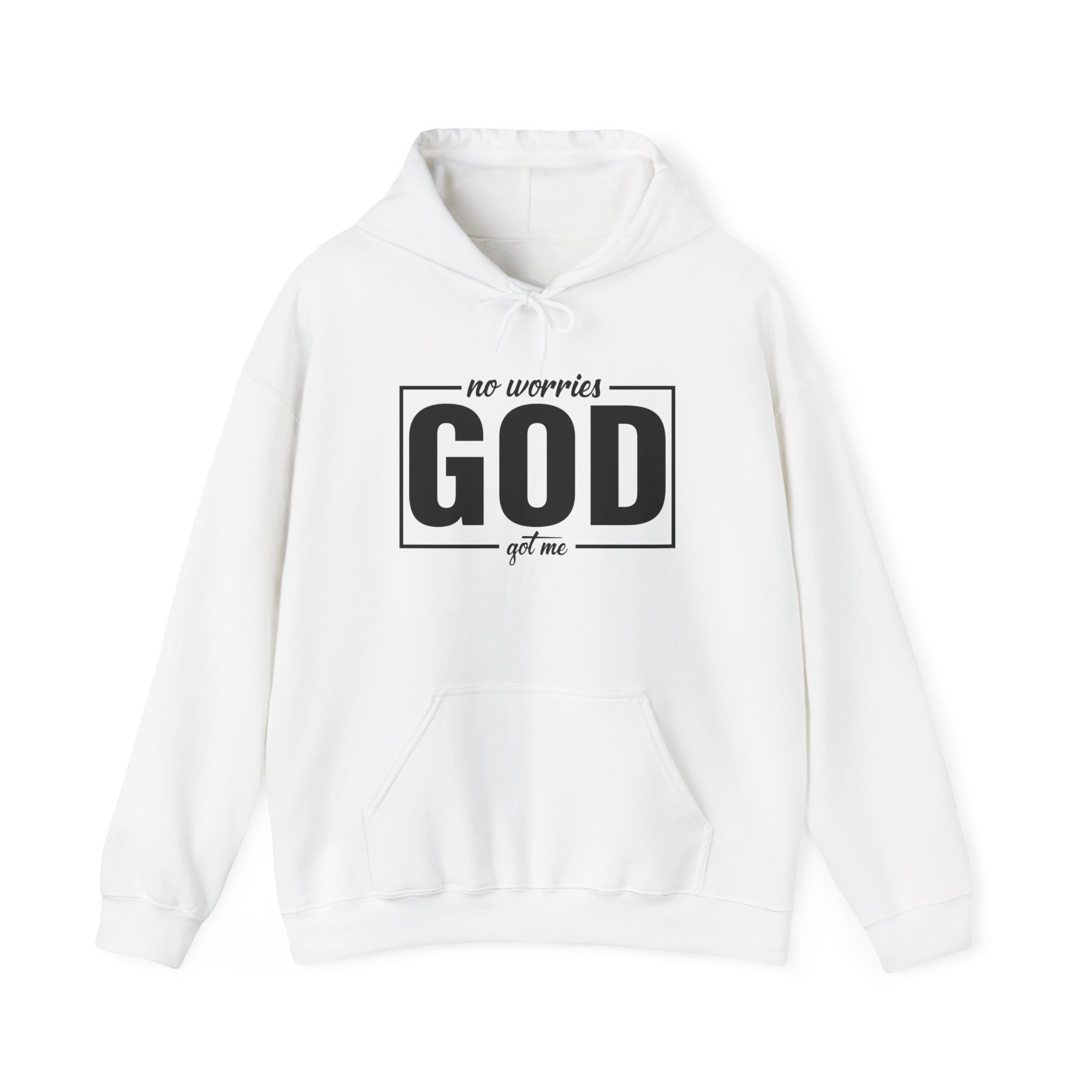 No Worries God Got Me Women Heavy Blend Hoodie - Image 7
