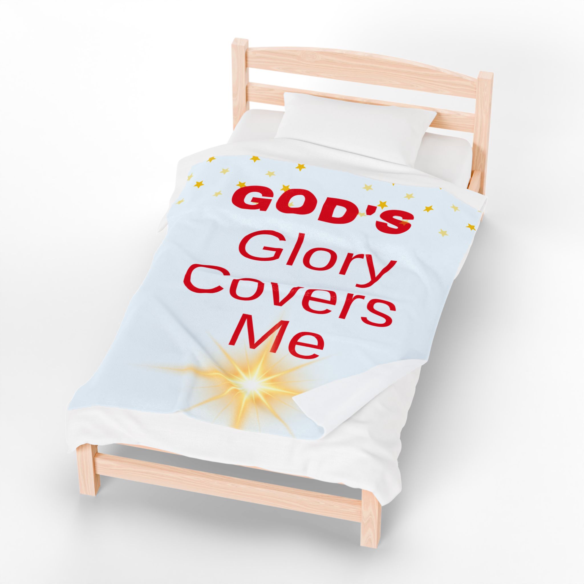 God's Glory Plush Blanket – Cozy Inspirational Throw for Comfort and Faith - Image 5
