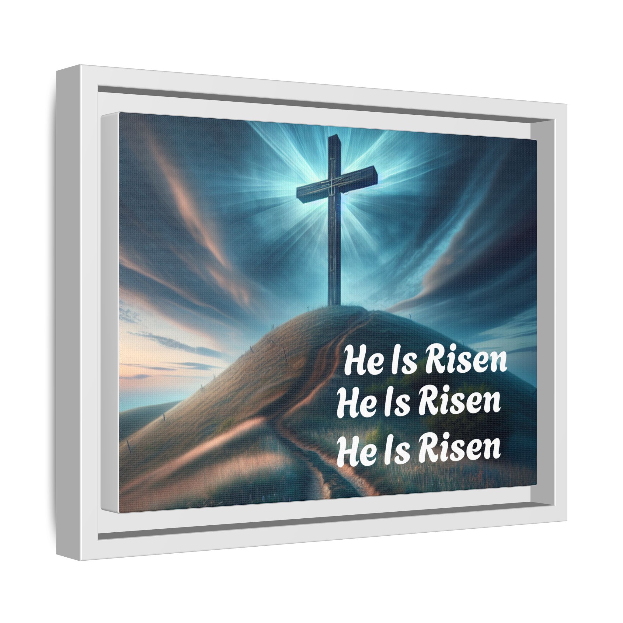 He Is Risen Religious Decor, Easter Decoration, Cross wall art, Christian Home Decor, Motivational Art Framed Inspirational Wall Art, - Image 10